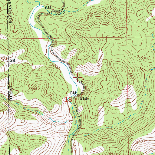 Topographic Map of G J Filleman Ranch, AZ