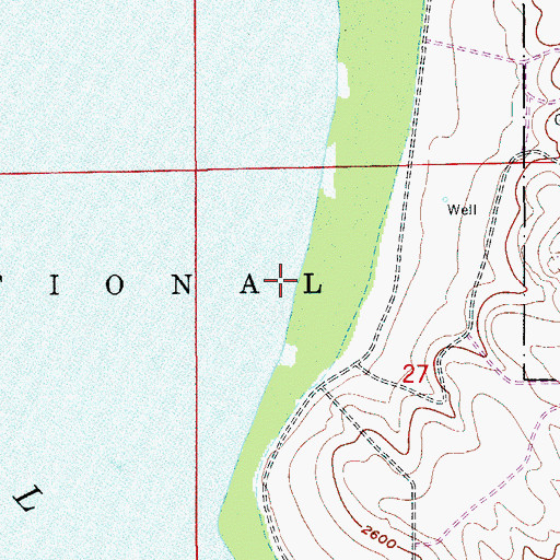 Topographic Map of Deer Flat National Wildlife Refuge, ID