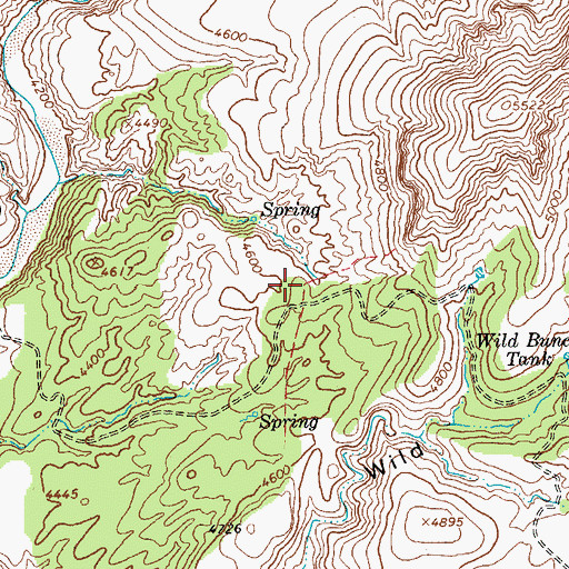 Topographic Map of Joe Fritz Pasture Tank, AZ