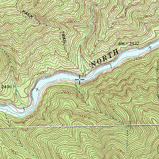Topographic Map of Teakweh Creek, ID