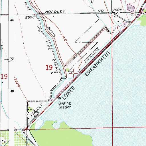 Topographic Map of Forest Pipeline, ID