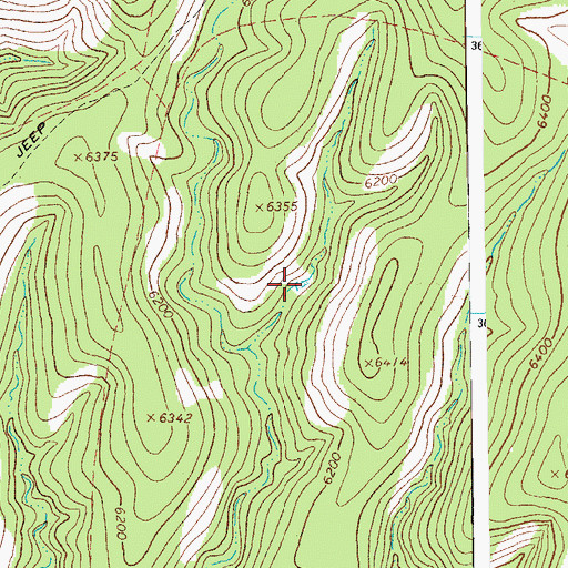 Topographic Map of Middle Prong Tank, AZ
