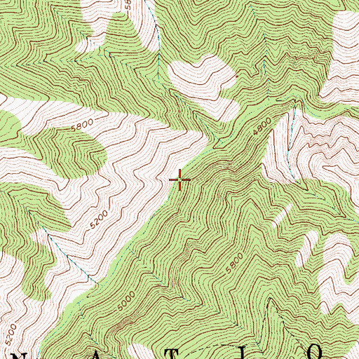 Topographic Map of Frank Church-River of No Return Wilderness, ID
