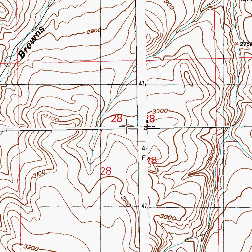 Topographic Map of Snake River Birds of Prey Area, ID
