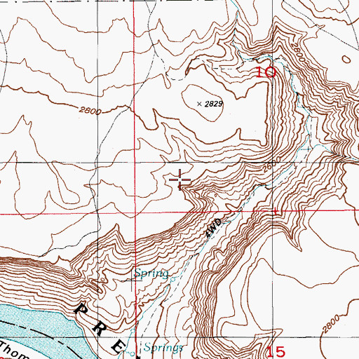 Topographic Map of Snake River Bird of Prey Natural Area, ID