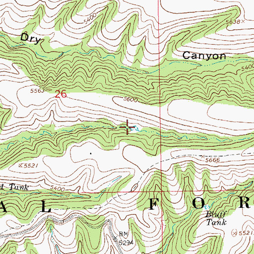 Topographic Map of New Tank, AZ