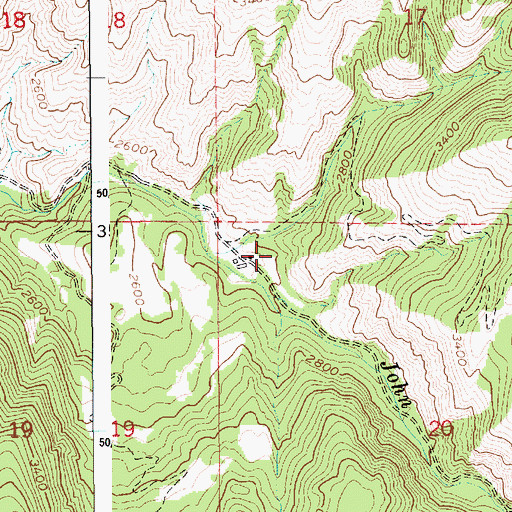Topographic Map of H Rhett, ID