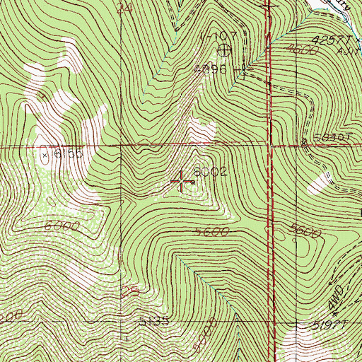 Topographic Map of Dons Mountain, ID