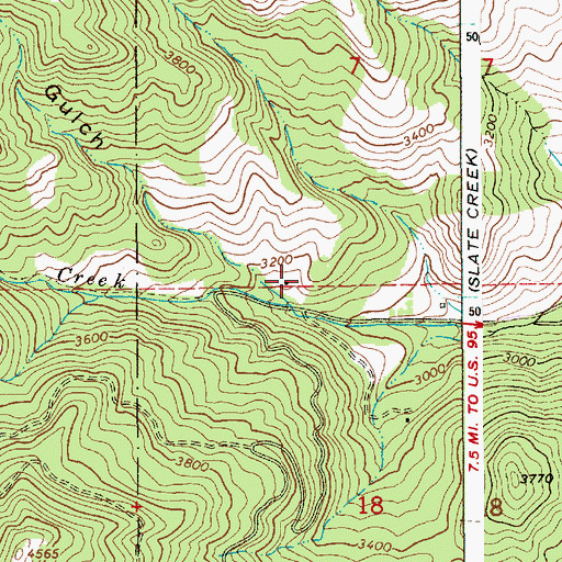Topographic Map of Taylor, ID