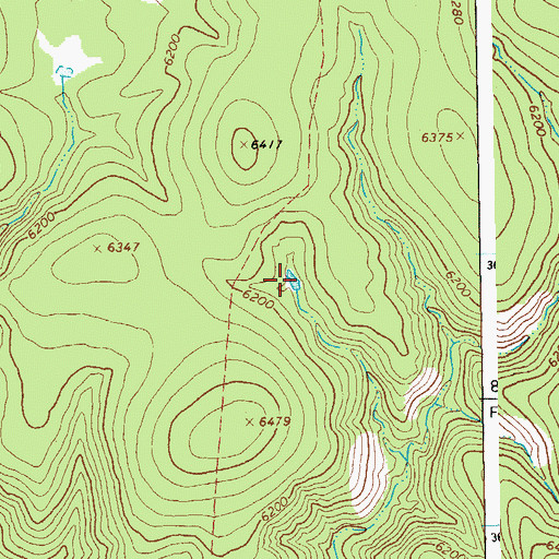 Topographic Map of Pine Log Tank, AZ