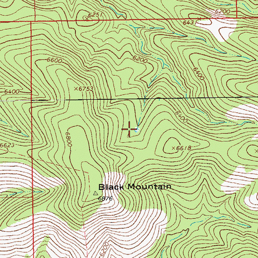 Topographic Map of Pine Spring Tank, AZ