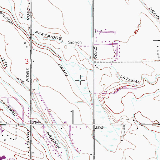 Topographic Map of Lakeview Elementary School, ID