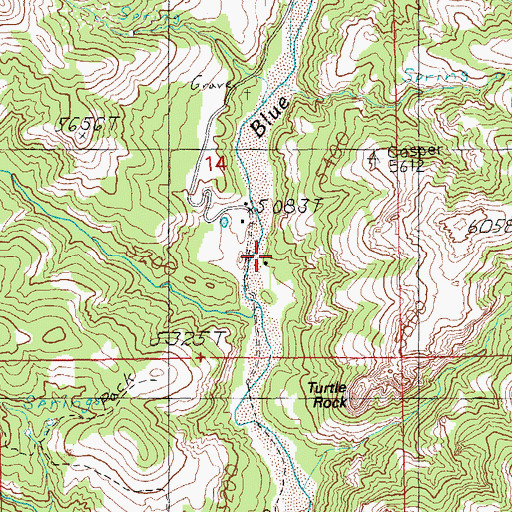 Topographic Map of Reynolds Ranch, AZ