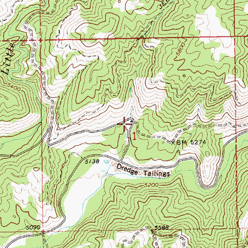 Topographic Map of Kempner Ranch, ID