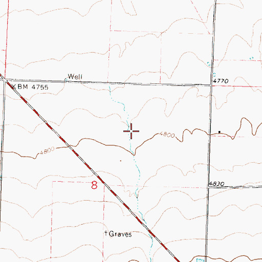 Topographic Map of Albion Municipal Airport (historical), ID