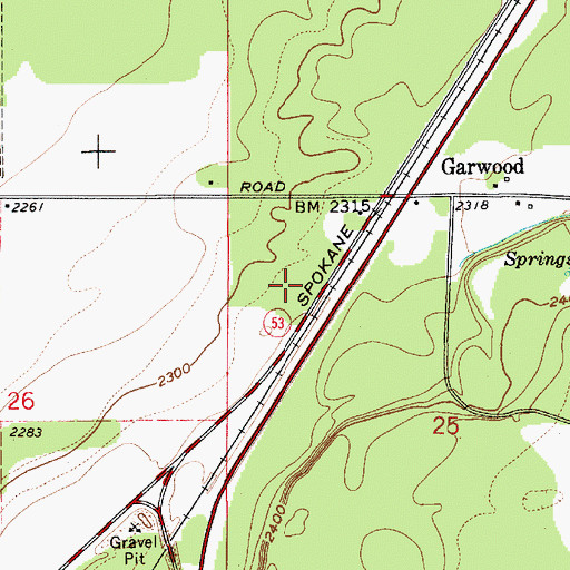 Topographic Map of Ranch Aero Airport, ID