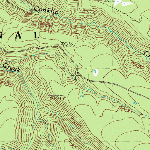 Topographic Map of Snake Tank, AZ