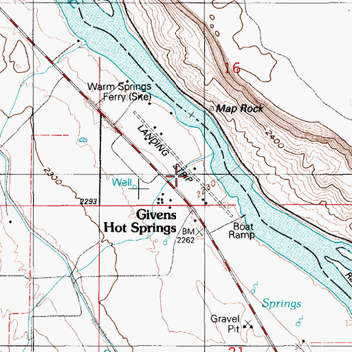 Topographic Map of Sunrise Skypark, ID