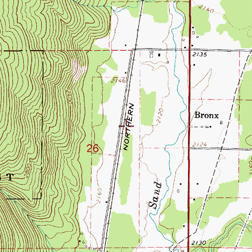 Topographic Map of Olmstead Sky Ranch Airport, ID