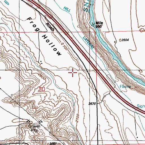 Topographic Map of Sunleaf Siphon (historical), ID