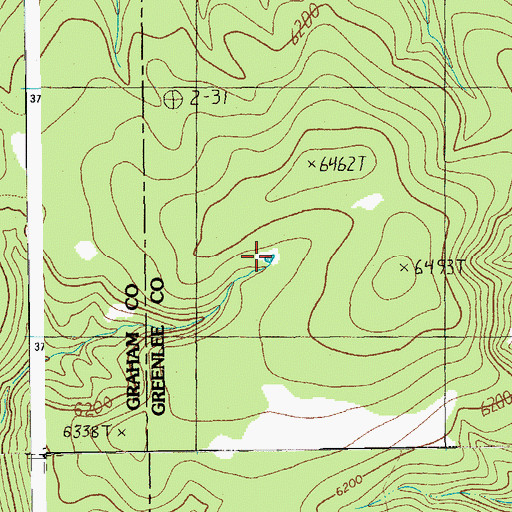 Topographic Map of Steer Pasture Tank, AZ