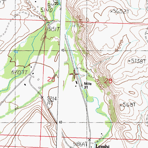 Topographic Map of Lemhi River Salmon Trap, ID