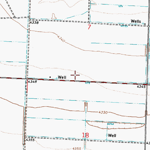 Topographic Map of Power Line Wildlife Habitat Area, ID