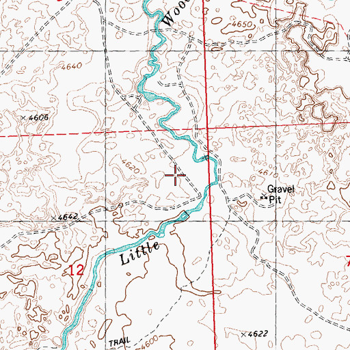 Topographic Map of Preacher Bridge Access Area, ID