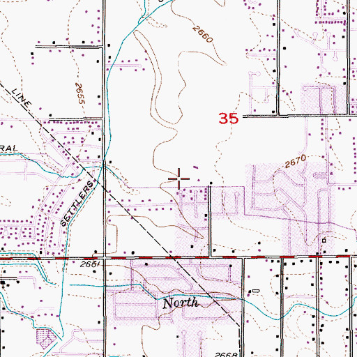 Topographic Map of Summerwind STEM Academy, ID