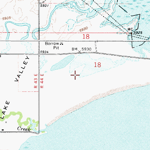 Topographic Map of Saint Charles Creek Fish Trap, ID