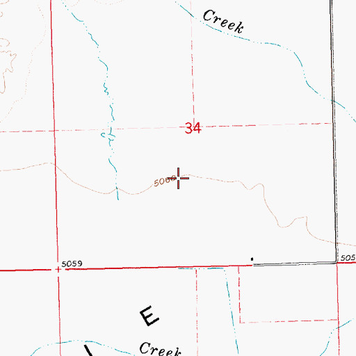Topographic Map of Camas Prairie Centennial Marsh Wildlife Management Area, ID