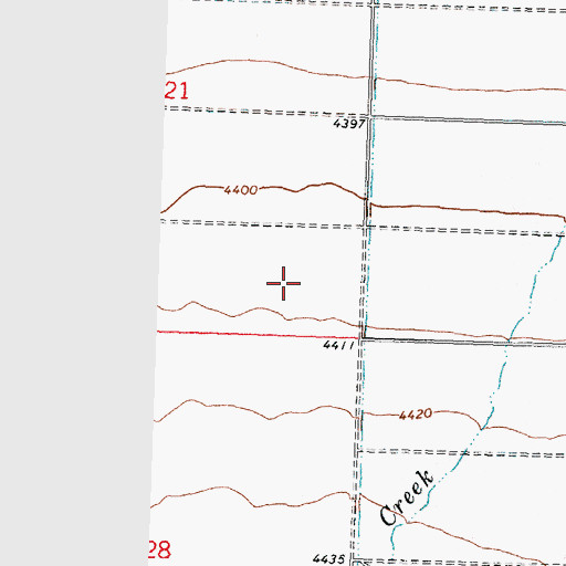 Topographic Map of Dry Meadows Wildlife Habitat Area, ID