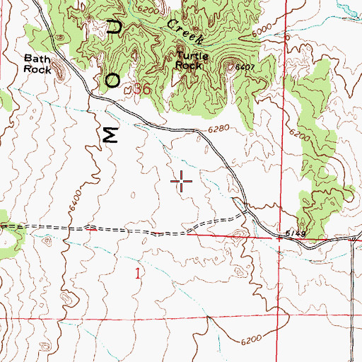 Topographic Map of City of Rocks National Reserve, ID