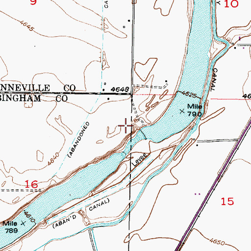 Topographic Map of Gem State Access Area, ID