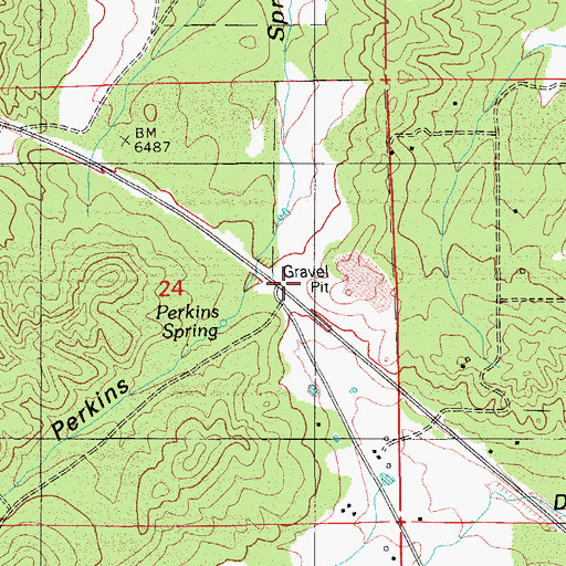 Topographic Map of Aunt Lottie Mormon Pioneer Historical Marker, AZ