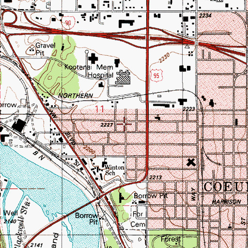 Topographic Map of Discovery, ID