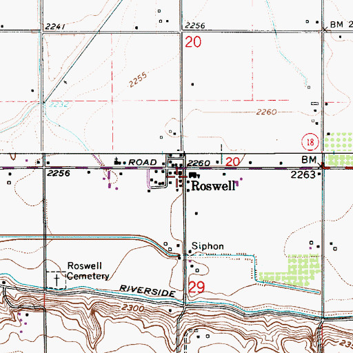 Topographic Map of Four-H Adventure Club, ID