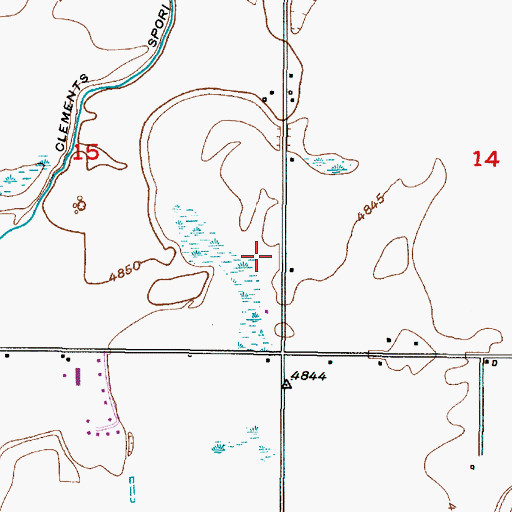 Topographic Map of Hibbard Elementary School, ID