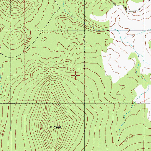 Topographic Map of Blue Ridge Elementary School, AZ