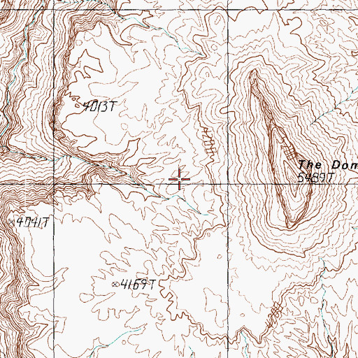 Topographic Map of Dome Trail, AZ