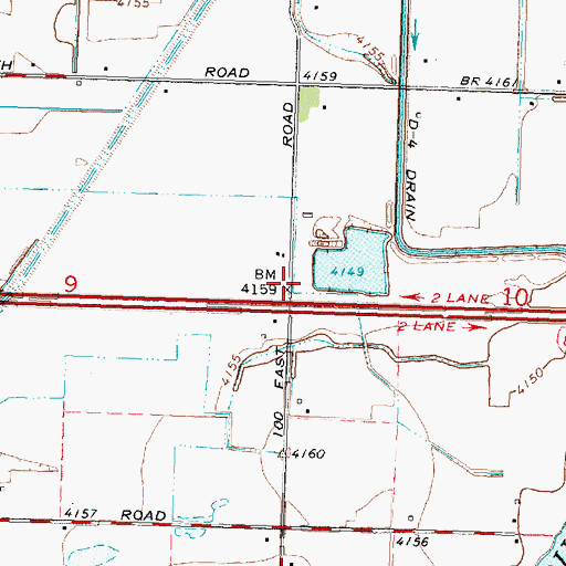 Topographic Map of Minidoka Pond Access Area, ID