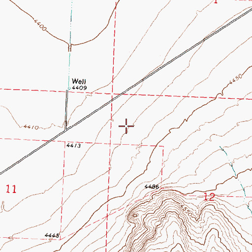 Topographic Map of Marion Number Two Wildlife Habitat Area East, ID
