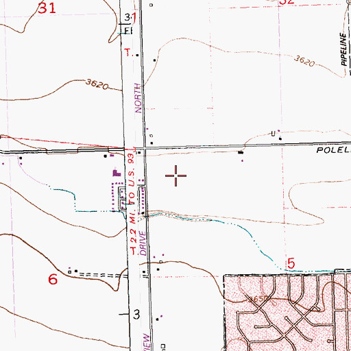 Topographic Map of Saint Luke's Magic Valley Regional Medical Center, ID