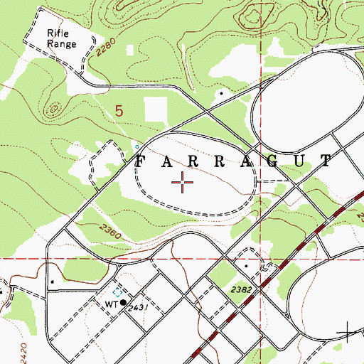 Topographic Map of Scott Campground, ID