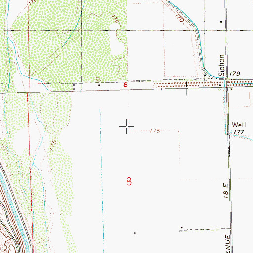 Topographic Map of Dome Valley, AZ