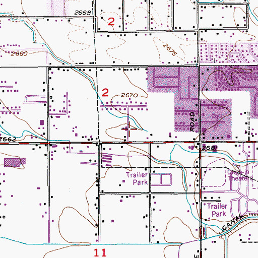 Topographic Map of KKIC-AM (Boise), ID