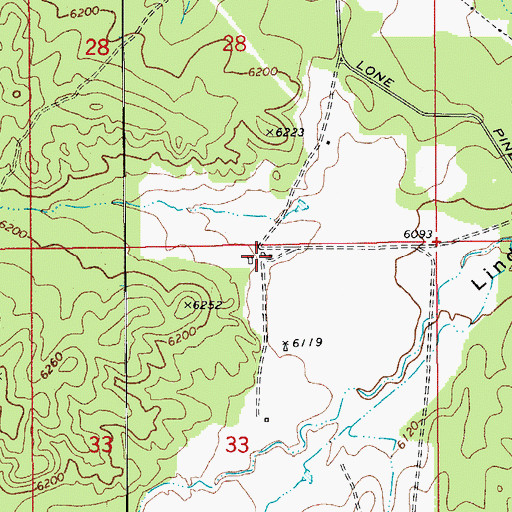 Topographic Map of Pearce Ranch, AZ