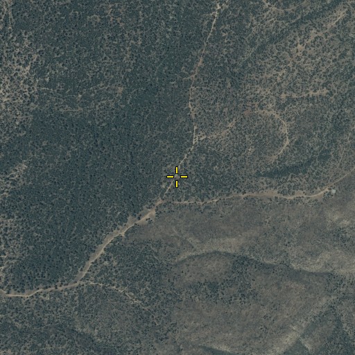 Aerial/Satellite Image of Sharp Hollow Trick Tank, AZ
