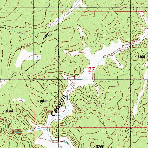 Topographic Map of Sponseller Tank, AZ