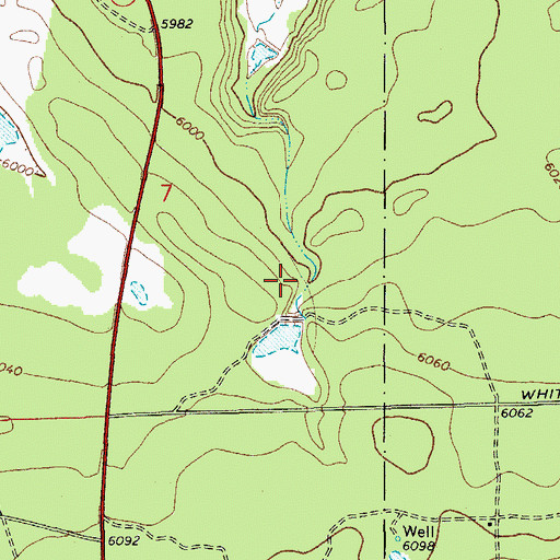 Topographic Map of Trophy Lake, AZ